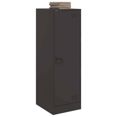 Komoda crna 34,5 x 39 x 107 cm čelična - Crna 1 Cijena