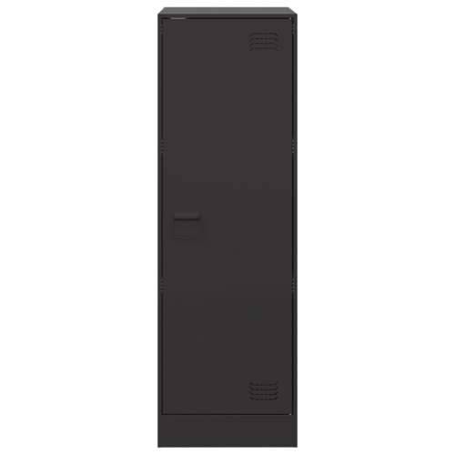 Komoda crna 34,5 x 39 x 107 cm čelična - Crna 1 Cijena