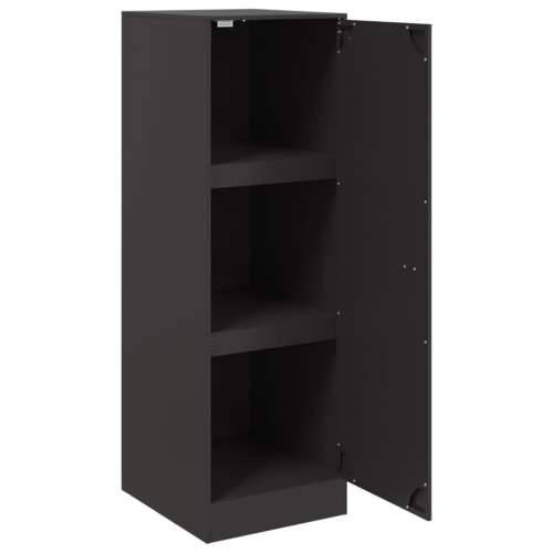 Komoda crna 34,5 x 39 x 107 cm čelična - Crna 1 Cijena