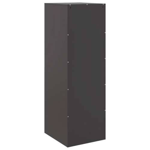 Komoda crna 34,5 x 39 x 107 cm čelična - Crna 1 Cijena
