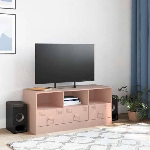 TV ormarić ružičasti 99 x 39 x 44 cm čelični - Ružičasta 1 Cijena
