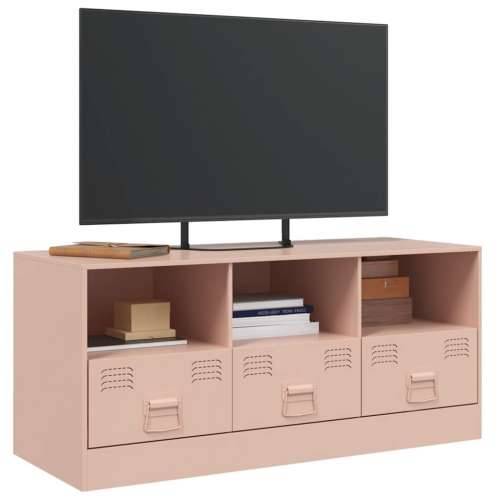 TV ormarić ružičasti 99 x 39 x 44 cm čelični - Ružičasta 1 Cijena