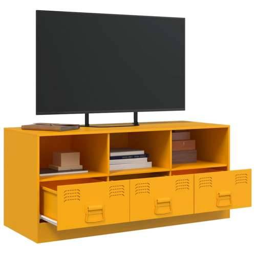 TV ormarić boja senfa 99 x 39 x 44 cm čelični - žuta boja senfa 1 Cijena