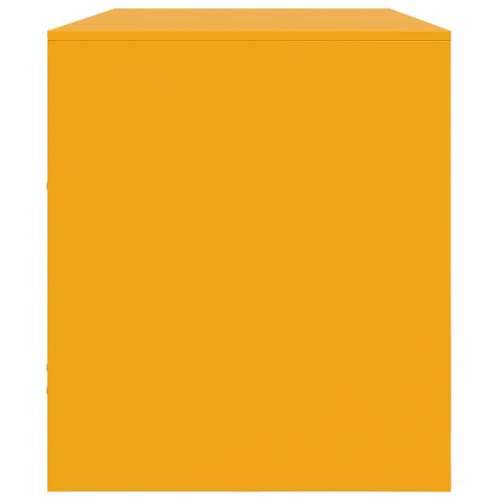 TV ormarić boja senfa 99 x 39 x 44 cm čelični - žuta boja senfa 1 Cijena
