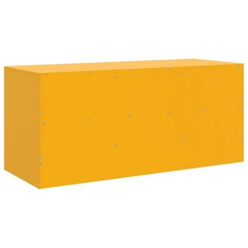 TV ormarić boja senfa 99 x 39 x 44 cm čelični - žuta boja senfa 1 Cijena