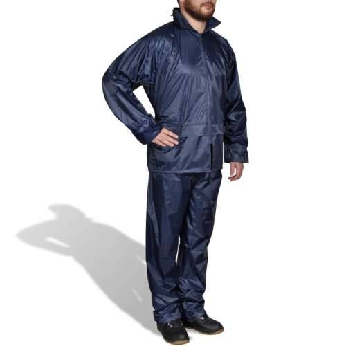 Kišno muško odijelo s kapuljačom, Veličina M,  Plavo Cijena
