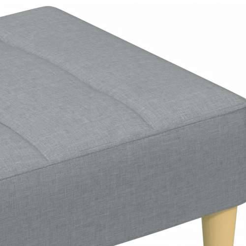 Tabure svjetlosivi 77x55x31 cm od tkanine - Svjetlosiva 1 Cijena