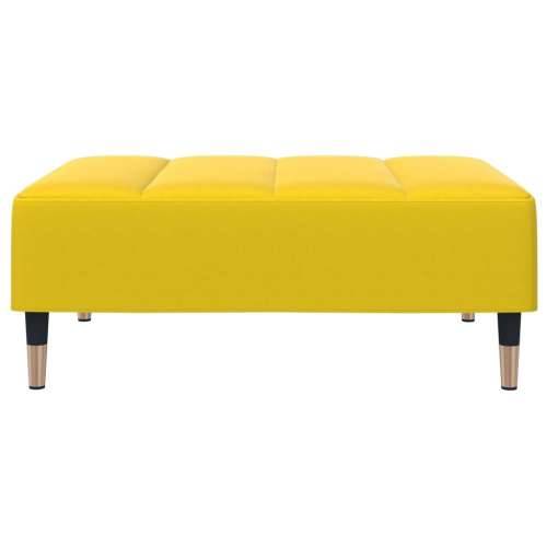 Tabure žuti 77x55x31 cm baršunasti - Žuta 1 Cijena