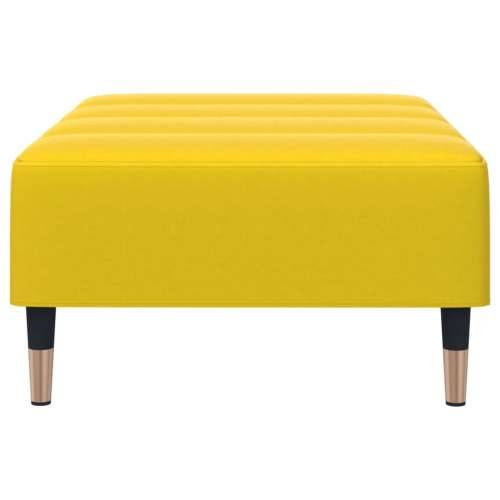Tabure žuti 77x55x31 cm baršunasti - Žuta 1 Cijena