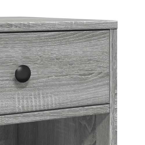 Stalak za pisač s kotačima siva boja hrasta 60 x 40 x 68,5 cm - Sivi hrast sonoma Cijena