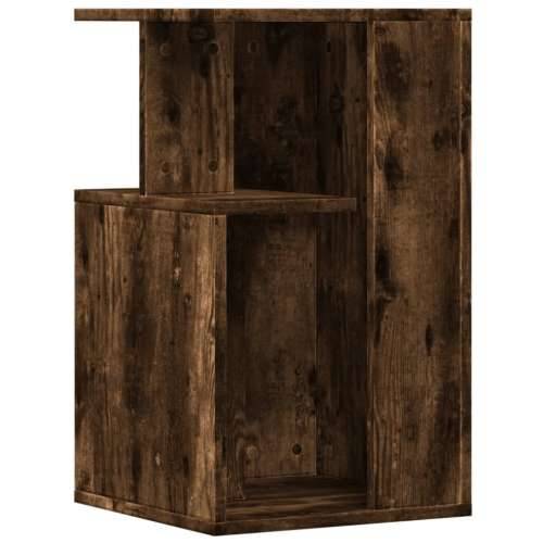 Bočni stolić boja hrasta 35x35x60 cm od konstruiranog drva - Dimljeni hrast 1 Cijena