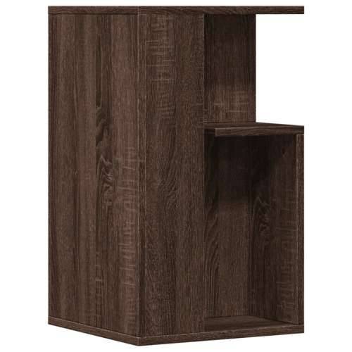 Bočni stolić boja smeđeg hrasta 35x35x60 cm konstruirano drvo - Smeđi hrast 1 Cijena