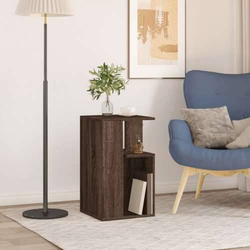Bočni stolić boja smeđeg hrasta 35x35x60 cm konstruirano drvo - Smeđi hrast 1 Cijena
