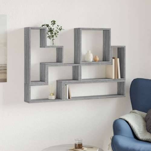 Zidna polica boja hrasta sonome 96x12x64 cm konstruirano drvo - Sivi hrast sonoma 1 Cijena