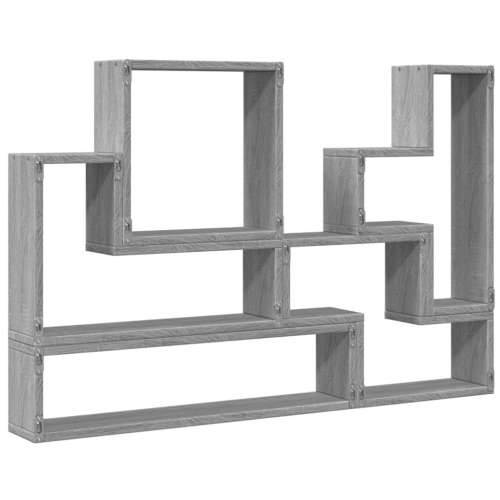 Zidna polica boja hrasta sonome 96x12x64 cm konstruirano drvo - Sivi hrast sonoma 1 Cijena