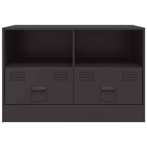 TV ormarić crni 67 x 39 x 44 cm čelični - Crna 1 Cijena