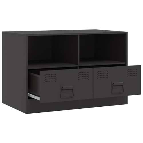 TV ormarić crni 67 x 39 x 44 cm čelični - Crna 1 Cijena