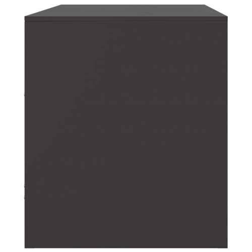 TV ormarić crni 67 x 39 x 44 cm čelični - Crna 1 Cijena