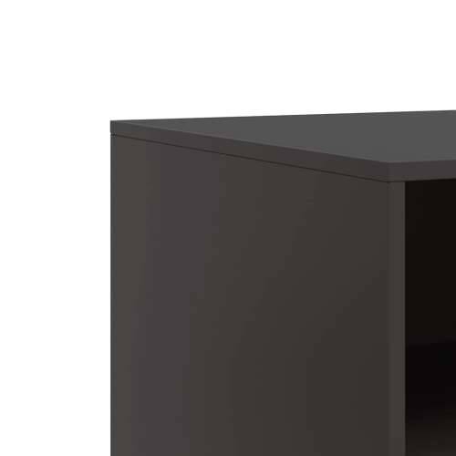 TV ormarić crni 67 x 39 x 44 cm čelični - Crna 1 Cijena