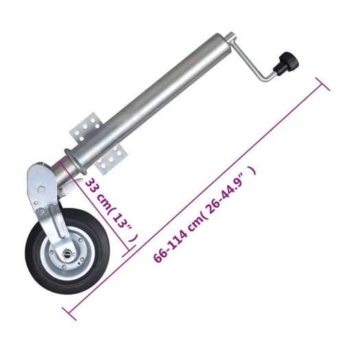 Potporni kotač za prikolicu 60 mm s podmetačima za kotače - 3 Cijena