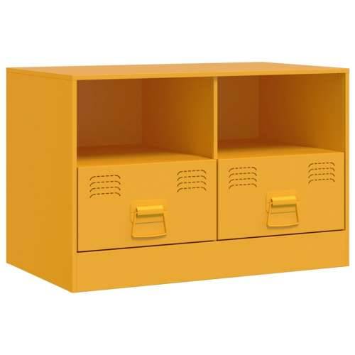 TV ormarić boja senfa 67 x 39 x 44 cm čelični - žuta boja senfa 1 Cijena