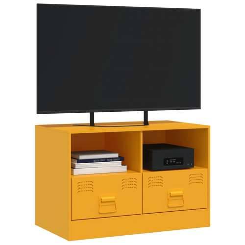 TV ormarić boja senfa 67 x 39 x 44 cm čelični - žuta boja senfa 1 Cijena