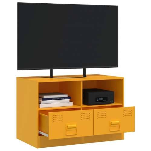 TV ormarić boja senfa 67 x 39 x 44 cm čelični - žuta boja senfa 1 Cijena