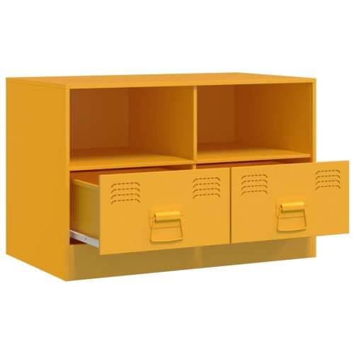 TV ormarić boja senfa 67 x 39 x 44 cm čelični - žuta boja senfa 1 Cijena