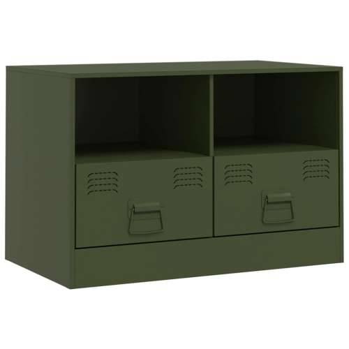TV ormarić maslinasti 67 x 39 x 44 cm čelični Maslinovo zelena 1 Cijena
