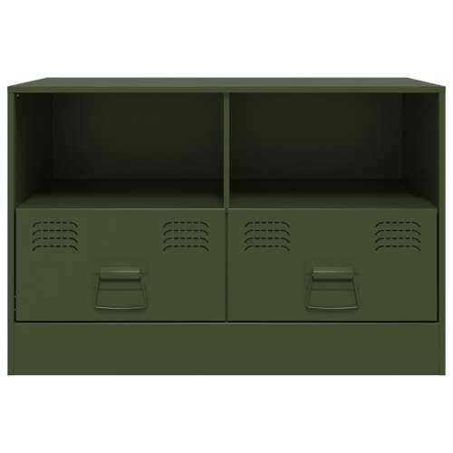 TV ormarić maslinasti 67 x 39 x 44 cm čelični Maslinovo zelena 1 Cijena