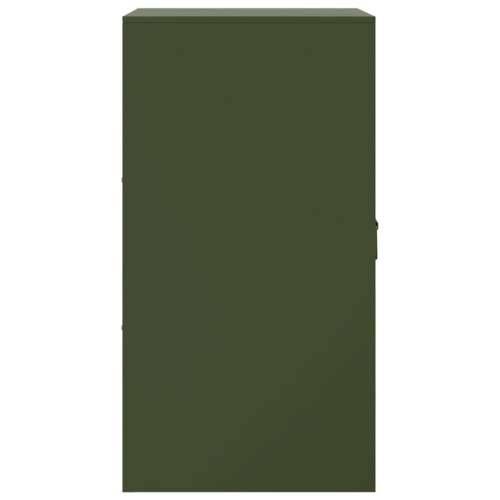 Komoda maslinastozeleni 34,5 x 39 x 73 cm čelična - Maslinovo zelena 1 Cijena