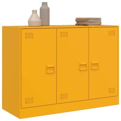 Komoda boja senfa 99 x 39 x 73 cm čelični - žuta boja senfa 1 Cijena