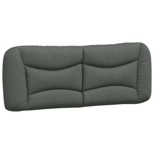 Krevet s madracem tamnosivi 140x190 cm od tkanine - Tamno siva 140 x 190 cm Cijena
