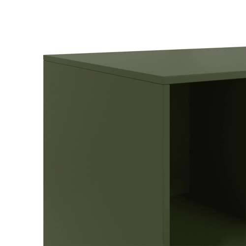Komoda maslinastozeleni 99 x 39 x 73 cm čelična - Maslinovo zelena 1 Cijena