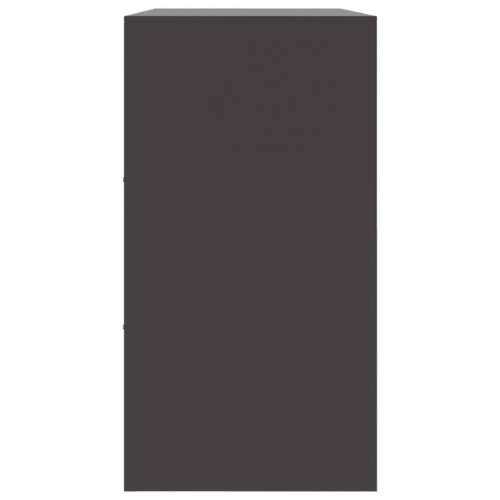 Komoda crna 99 x 39 x 73 cm čelična - Crna 1 Cijena