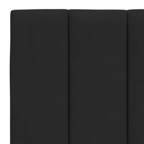 Krevet s madracem crni 140 x 190 cm baršunasti - Crna 140 x 190 cm Cijena