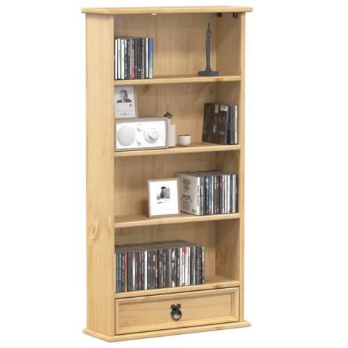 CD stalak – Ormarić za CD-ove Corona 52 x 17,5 x 103 cm od masivne borovine Cijena