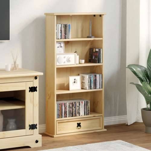 CD stalak – Ormarić za CD-ove Corona 52 x 17,5 x 103 cm od masivne borovine Cijena