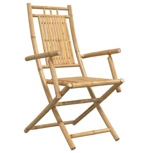 Sklopive vrtne stolice 4 kom 53 x 66 x 99 cm od bambusa - 4 S naslonom za ruke Cijena