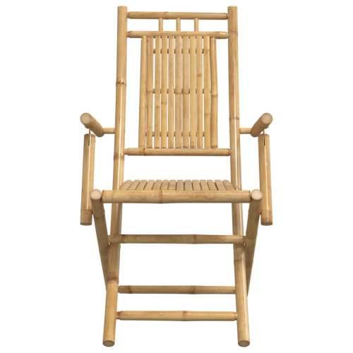 Sklopive vrtne stolice 4 kom 53 x 66 x 99 cm od bambusa - 4 S naslonom za ruke Cijena