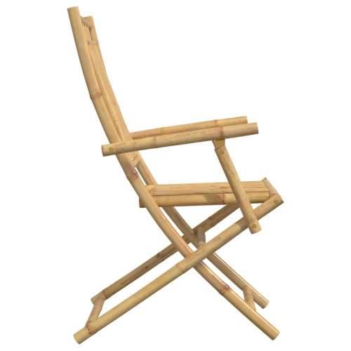 Sklopive vrtne stolice 4 kom 53 x 66 x 99 cm od bambusa - 4 S naslonom za ruke Cijena