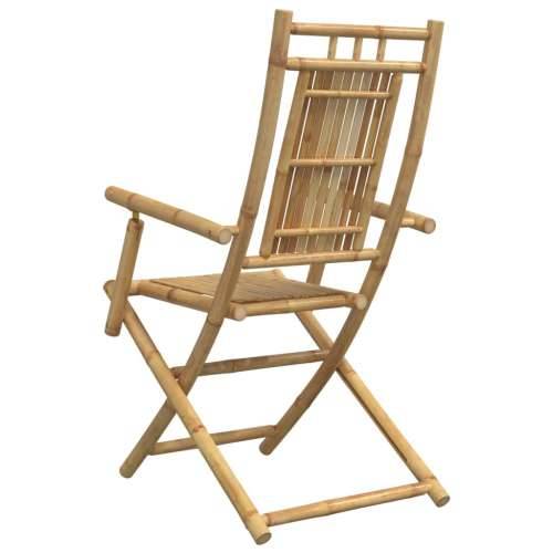 Sklopive vrtne stolice 4 kom 53 x 66 x 99 cm od bambusa - 4 S naslonom za ruke Cijena