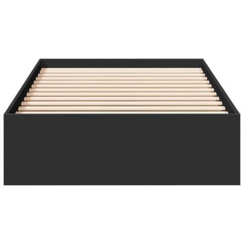 Okvir za krevet s ladicama crni 100x200 cm konstruirano drvo Crna 100 x 200 cm Cijena