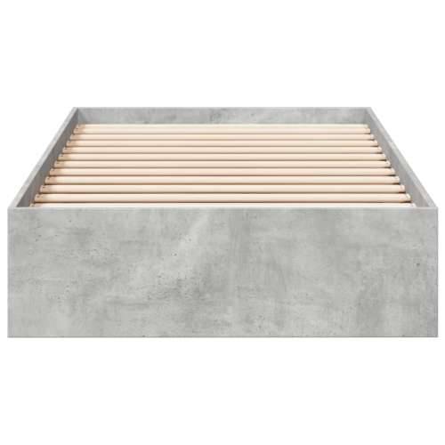 Okvir kreveta s ladicama siva boja betona 75x190 cm drveni Beton siva 75 x 190 cm Cijena