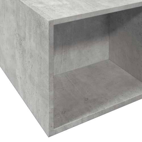 Okvir kreveta siva boja betona 140x200 cm od konstruiranog drva - Beton siva 140 x 200 cm Cijena