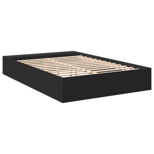 Okvir za krevet crni 140x190 cm konstruirano drvo - Crna 140 x 190 cm Cijena
