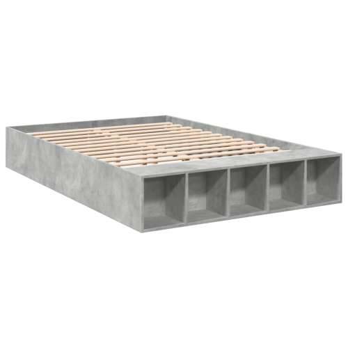Okvir kreveta boja betona 140x190 cm od konstruiranog drva Beton siva 140 x 190 cm Cijena