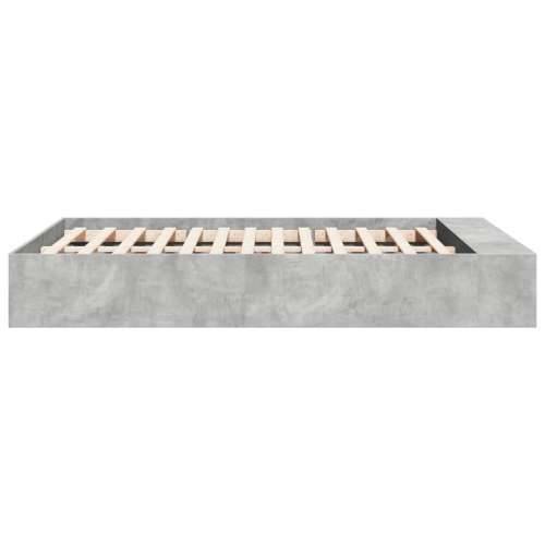Okvir kreveta boja betona 140x190 cm od konstruiranog drva Beton siva 140 x 190 cm Cijena