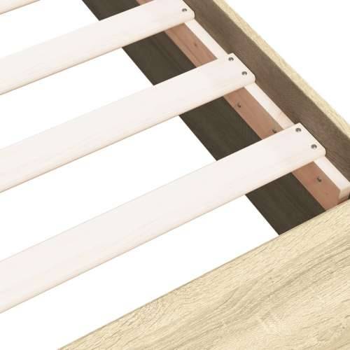 Okvir za krevet boja hrasta 75x190 cm od konstruiranog drva - sonoma hrast 75 x 190 cm Cijena