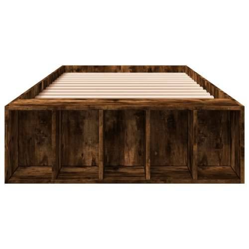 Okvir za krevet boja hrasta 75x190 cm konstruirano drvo - Dimljeni hrast 75 x 190 cm Cijena